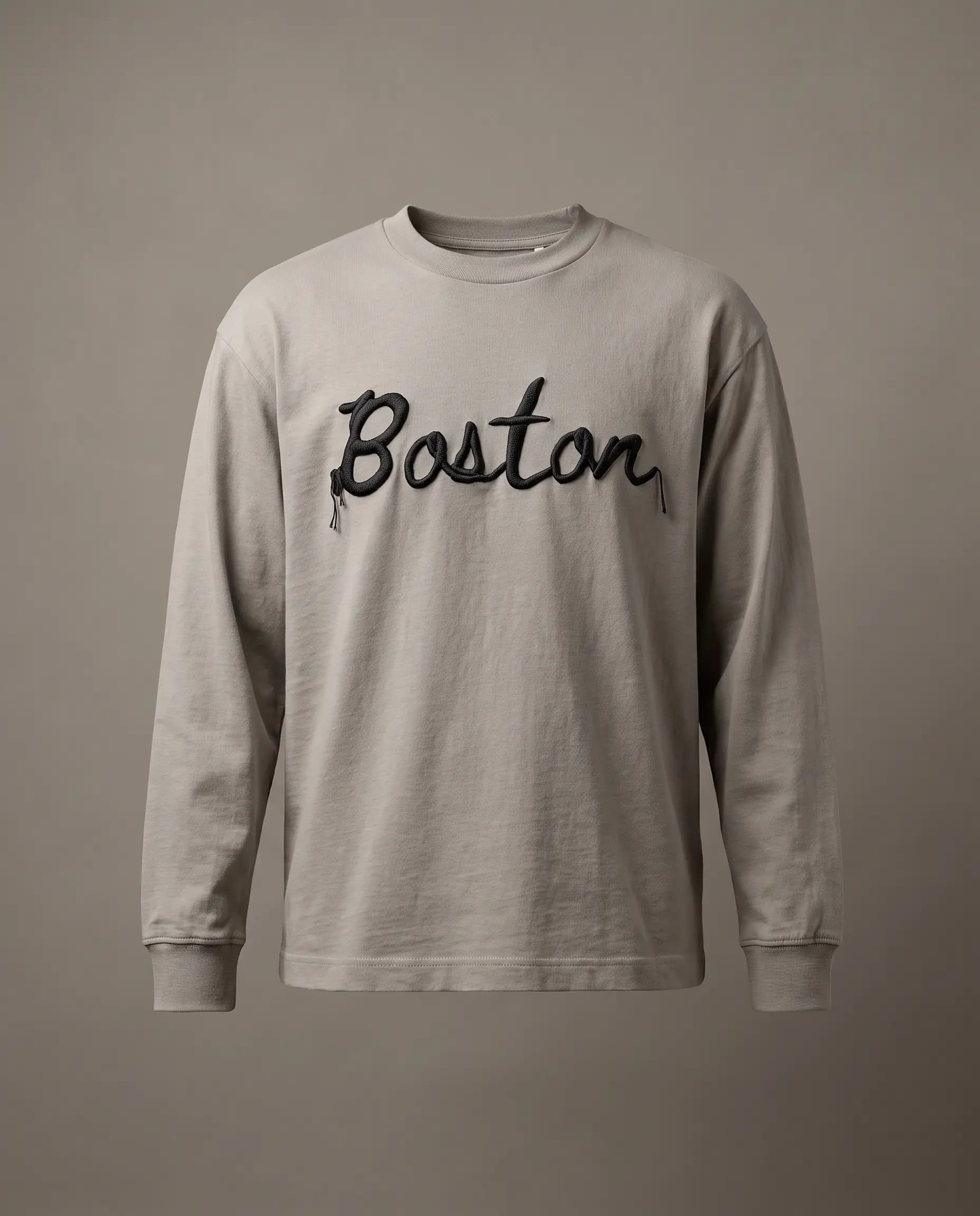 LONG SLEEVE in CEMENT